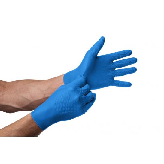MERCATOR MEDICAL GoGrip PRO disposable gloves, blue