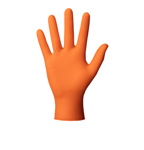 MERCATOR MEDICAL GoGrip PRO disposable gloves, orange